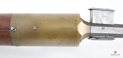 Fusil à vent calibre 9 mm, canon à pans au...