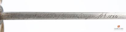 Sabre de Dragon modèle 1854, belle lame droite...
