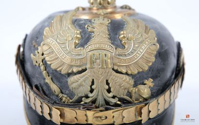 Casque à pointe modèle 1895 nominatif d'officier...