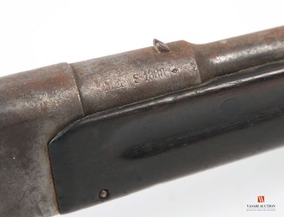 Fusil Lebel transformé chasse, boitier marqué...