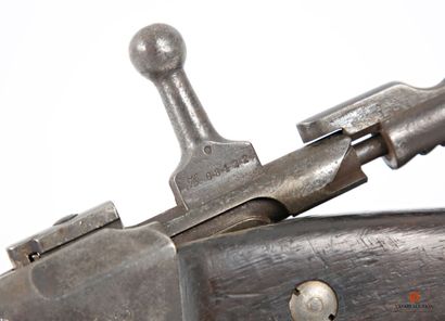 Fusil Lebel transformé chasse, boitier marqué...
