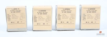 Munitions de catégorie C 7° : 60 cartouches...