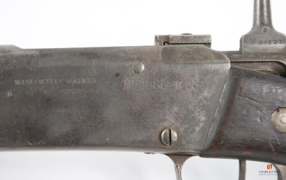 Fusil Lebel transformé chasse, boitier marqué...