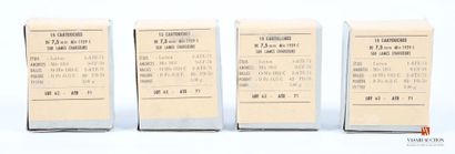 Munitions de catégorie C 7° : 60 cartouches...