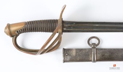 Sabre de Dragon modèle 1854, belle lame droite...