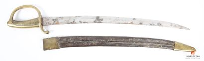 Sabre d'infanterie Briquet, lame courbe de...