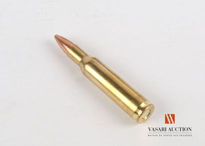 Cartouches PPU calibre 222 Remington, 3 boites...