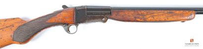 Breda single-shot folding rifle, 16/670 caliber,...