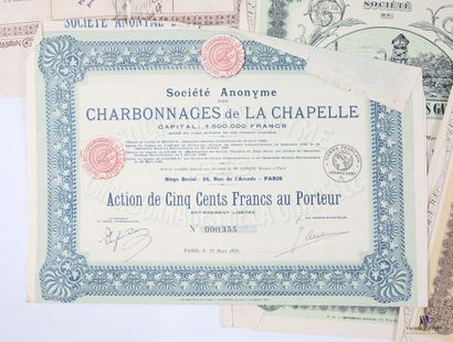 [BONDS] 
Lot including Serbian loans (coupons...