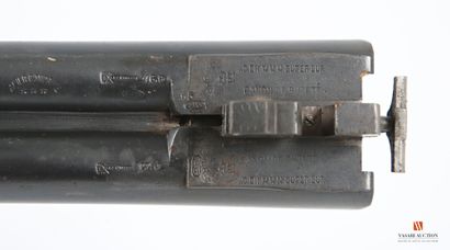 Stephan hammerless shotgun, 16/65 caliber,...