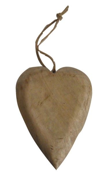 Cœur en bois Onament GM
QUANTITE 12