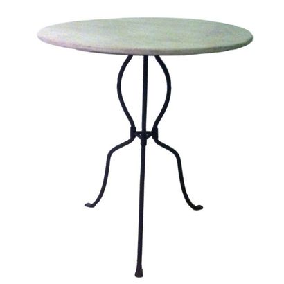 TABLE Jardin public	
Piétement fer forgé...