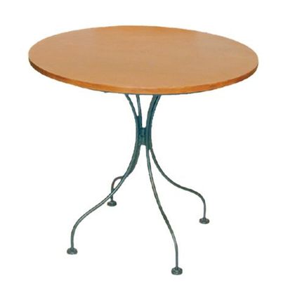 Table Trocadero
bois piétement métal	
diam...