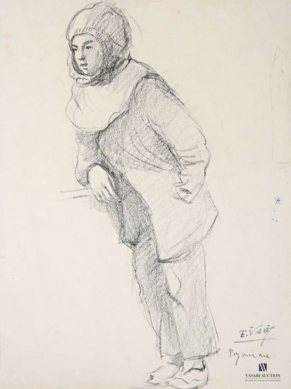 VALES Edmond (1918-2001)
Cinq étude de jeunes...
