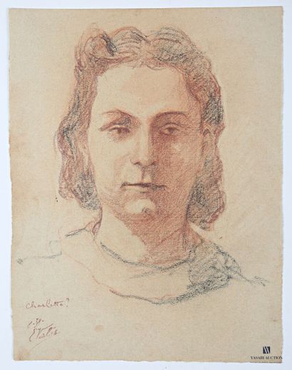 VALES Edmond (1918-2001)
Charlotte ?
Crayon...