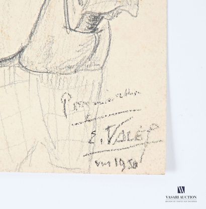 VALES Edmond (1918-2001)
Cinq étude de jeunes...