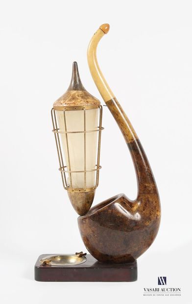 ALDO TURA (1909-1963)
Pied de lampe figurant...