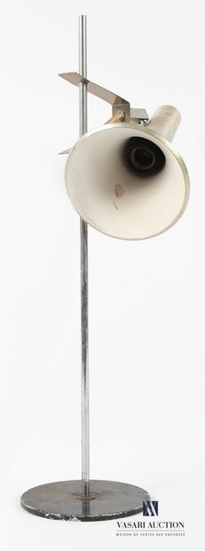 ARLUS 
Lampe de bureau en métal chromé et...