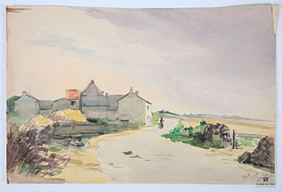 VALES Edmond (1918-2001)
Promenade le long...