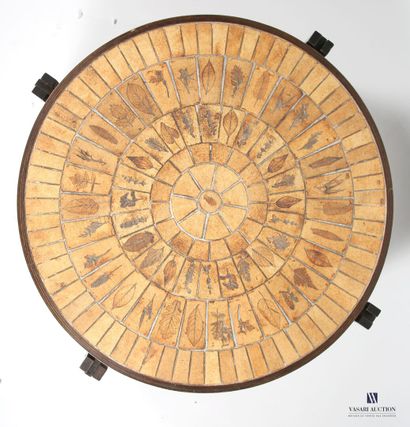 Roger CAPRON (1922-2006)
Table basse circulaire...