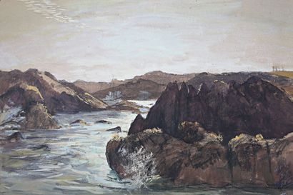 VALES Edmond (1918-2001)
La côte sauvage...