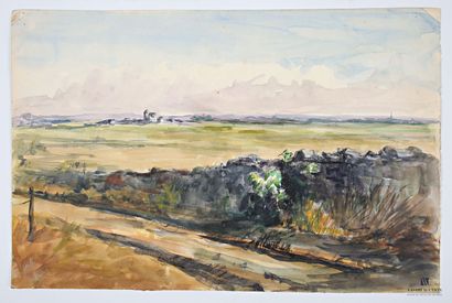 VALES Edmond (1918-2001)
Vu de Batz sur mer
Aquarelle...