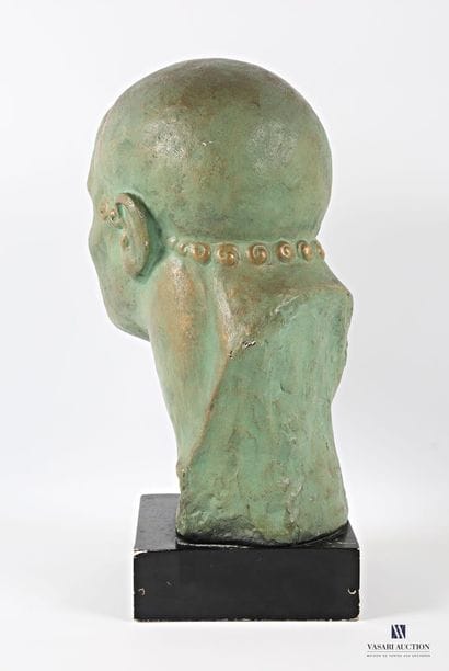 ELIOS (XXème siècle)
Tête d'africain
Plâtre...