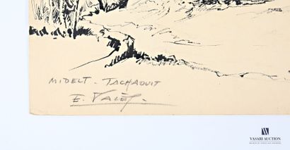 VALES Edmond (1918-2001)
Vue de Midelt-tachaouit...