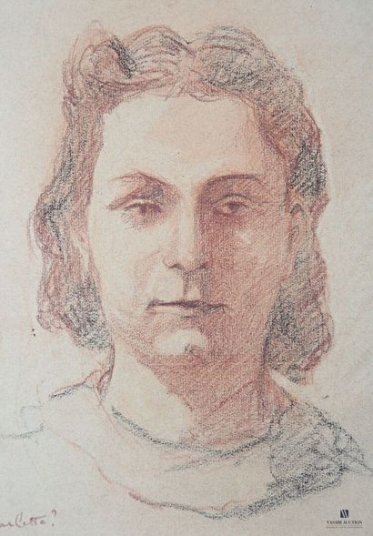 VALES Edmond (1918-2001)
Charlotte ?
Crayon...