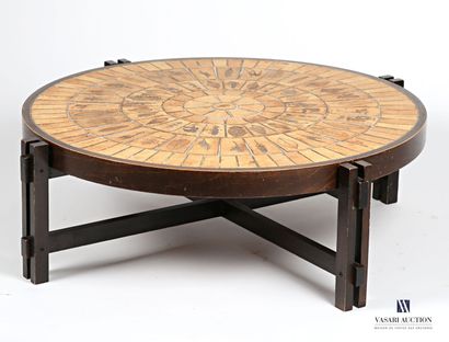 Roger CAPRON (1922-2006)
Table basse circulaire...