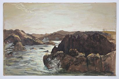 VALES Edmond (1918-2001)
La côte sauvage...