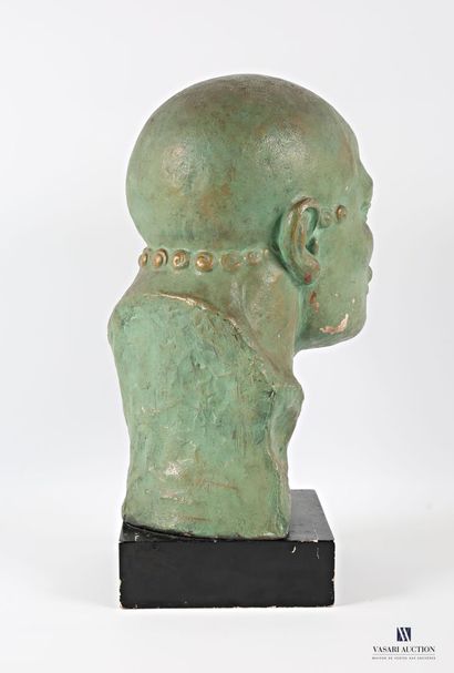 ELIOS (XXème siècle)
Tête d'africain
Plâtre...