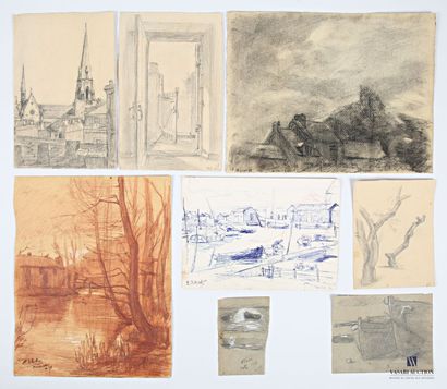 VALES Edmond (1918-2001)
Ensemble de huit...