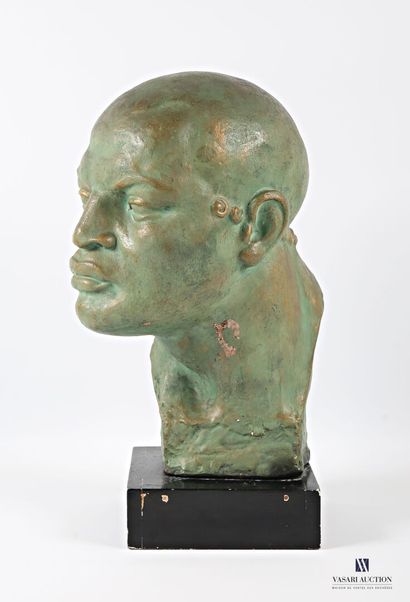 ELIOS (XXème siècle)
Tête d'africain
Plâtre...