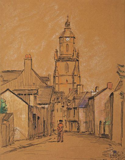 VALES Edmond (1918-2001)
Le Croisic
Pastel...
