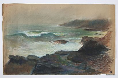 VALES Edmond (1918-2001)
la côté rocheuse...