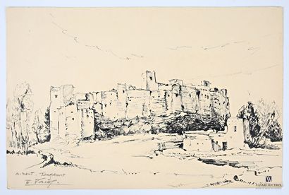 VALES Edmond (1918-2001)
Vue de Midelt-tachaouit...