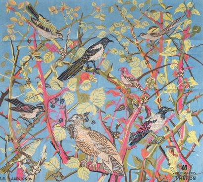 THERON Pierre-Georges (1918-2000), pour AUBUSSON
Tapisserie...