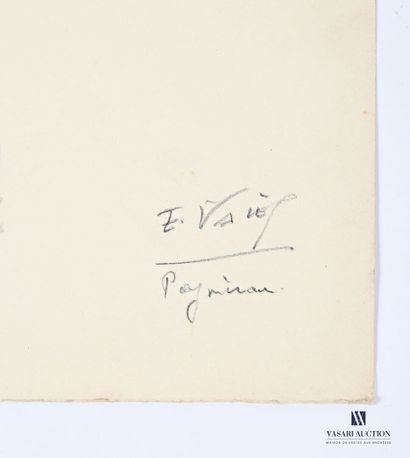 VALES Edmond (1918-2001)
Cinq étude de jeunes...