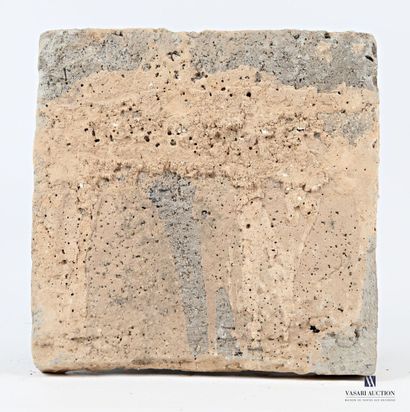 CHINE - Canton
Trois carreaux de terre cuite...