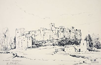 VALES Edmond (1918-2001)
Vue de Midelt-tachaouit...