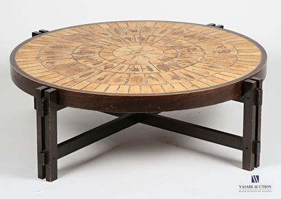 Roger CAPRON (1922-2006)
Table basse circulaire...
