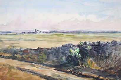 VALES Edmond (1918-2001)
Vu de Batz sur mer
Aquarelle...