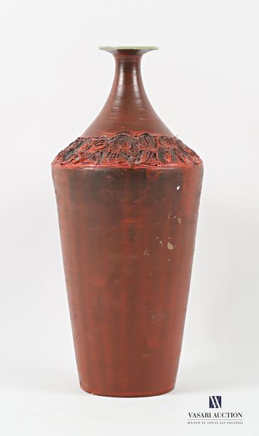 ROMACREA École de 
Vase de forme fuselée...