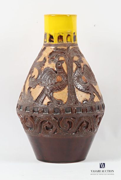 ROMACREA École de 
Vase ovoïde en terre cuite...