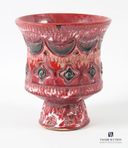 ROMACREA École de 
Vase en terre cuite émaillée...