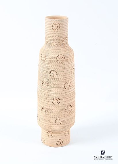 ROMACREA École de 
Vase de forme balustre...