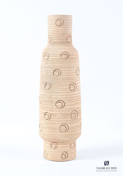ROMACREA École de 
Vase de forme balustre...