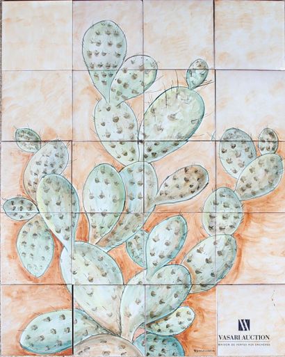ROMACREA École de 
Le cactus 
Mosaïque composée...