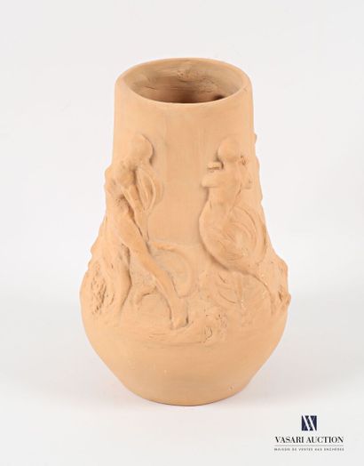 ROMACREA École de 
Vase pansu en terre cuite...